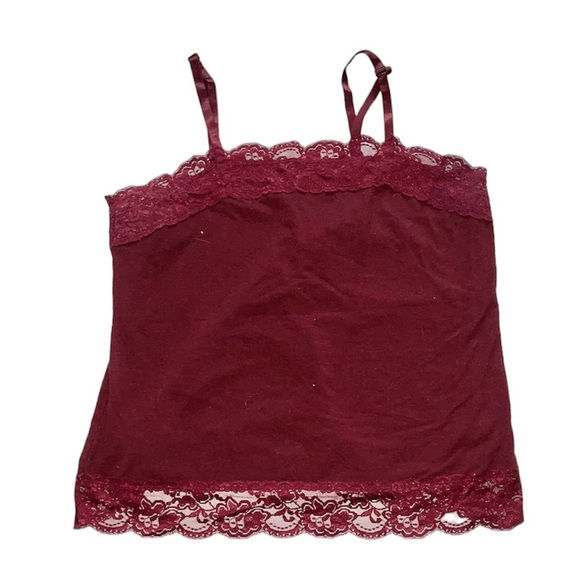 Cato Tops - Cato Burgundy Tank 14/16W